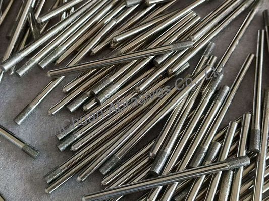 Pins pengasah berlian bertekstur elektroda 2.3mm-6.3mm Diamond Grit Nomor D91