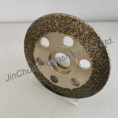 Diameter 150mm Electroplated CBN grinding wheel dengan lubang pengurangan berat
