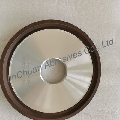 Diameter 125 mm 4V2 Resin Dish Grinding Wheel Untuk Carbide Saw Face Grinding