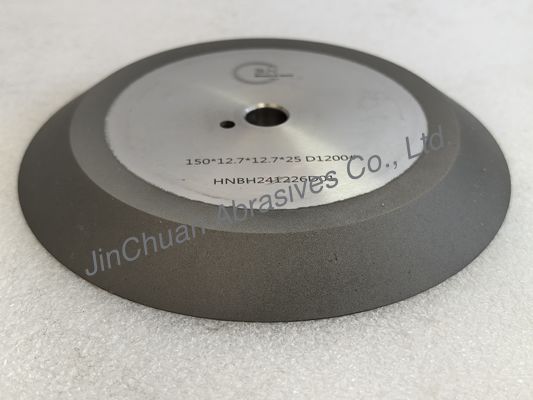 30o Kembali Sudut D150mm Electroplated Diamond Grinding Wheel Dengan Grit 1200