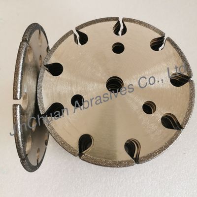 B80/100 145*4.8 * 16 *6 mm Dinasaw CBN Cyclone Grinding Wheels untuk Memasah Chain Saws