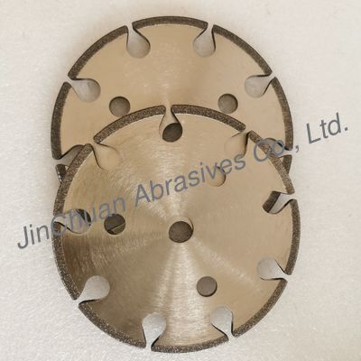 B80/100 145*4.8 * 16 *6 mm Dinasaw CBN Cyclone Grinding Wheels untuk Memasah Chain Saws