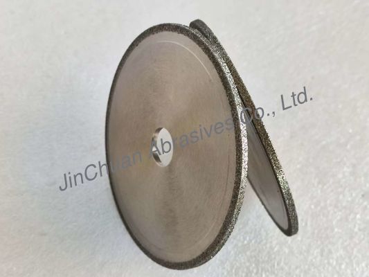 200mm 4,5mm Ketebalan Electroplated Bonded CBN Roda Untuk Fluting Dan Slotting