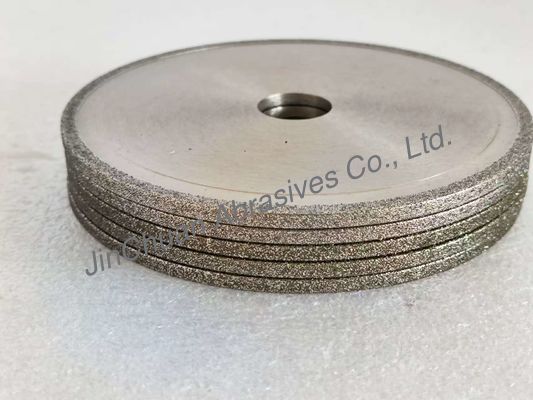 200mm 4,5mm Ketebalan Electroplated Bonded CBN Roda Untuk Fluting Dan Slotting