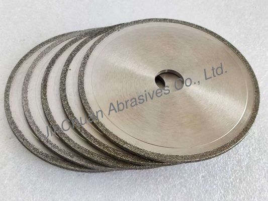 200mm 4,5mm Ketebalan Electroplated Bonded CBN Roda Untuk Fluting Dan Slotting