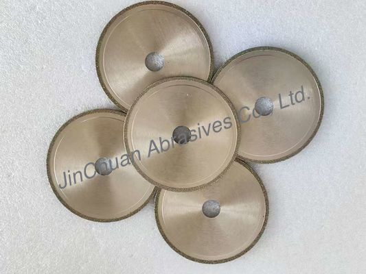 200mm 4,5mm Ketebalan Electroplated Bonded CBN Roda Untuk Fluting Dan Slotting