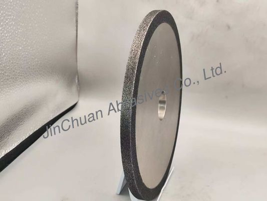 Electroplated CBN grinding wheels 200*9.5mm dengan radius 0.38mm untuk precision grinding dan smooth surface finishing
