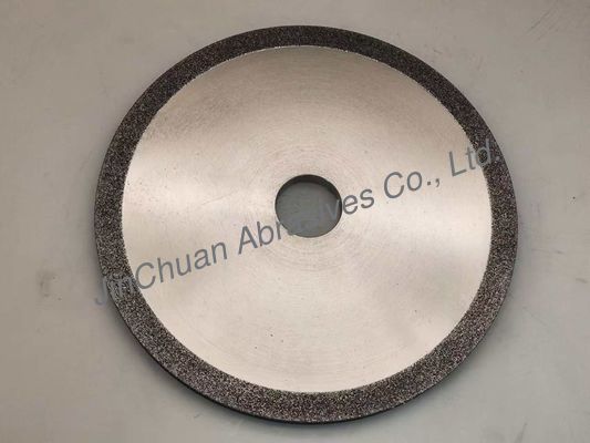 Electroplated CBN grinding wheels 200*9.5mm dengan radius 0.38mm untuk precision grinding dan smooth surface finishing