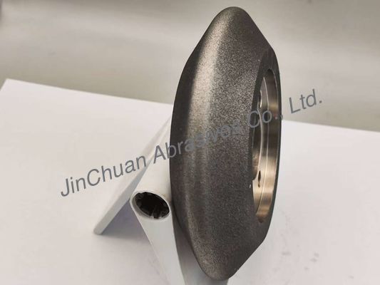 122*31.2*32mm R5 Electroplated CBN Grinding Wheels Untuk Finishing Lemes CBN200/230
