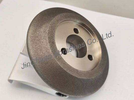 122*31.2*32mm R5 Electroplated CBN Grinding Wheels Untuk Finishing Lemes CBN200/230