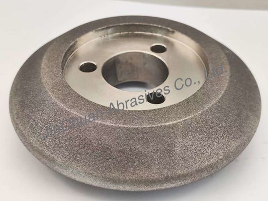 122*31.2*32mm R5 Electroplated CBN Grinding Wheels Untuk Finishing Lemes CBN200/230