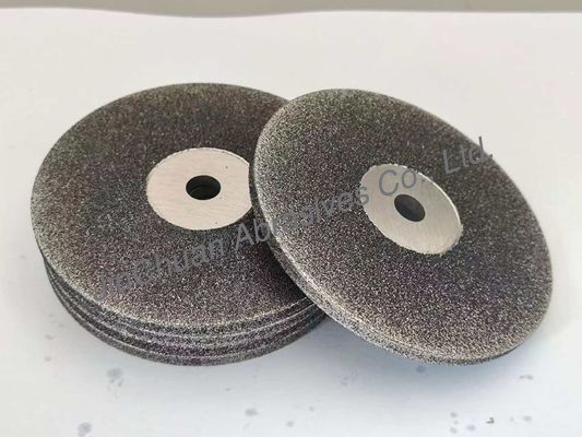 CBN Grinding Wheel Dengan 25,4mm CBN Abrasives Layer Grinding Disc 76,2mm Jenis