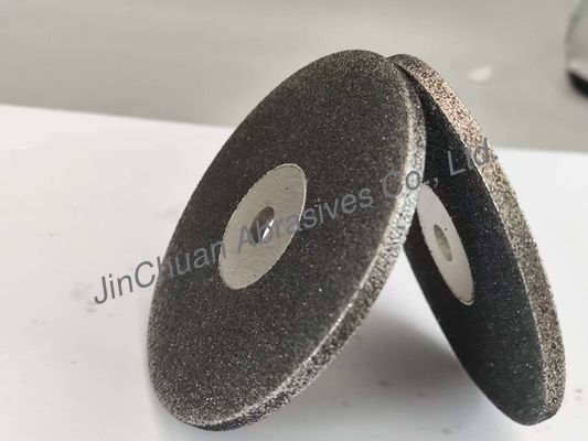 CBN Grinding Wheel Dengan 25,4mm CBN Abrasives Layer Grinding Disc 76,2mm Jenis