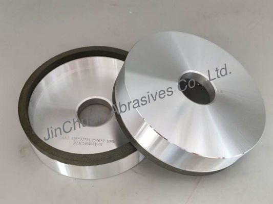 6A2 Resin Diamond Grinding Wheel Untuk PCD Dan PCBN Tools Cup Bentuk