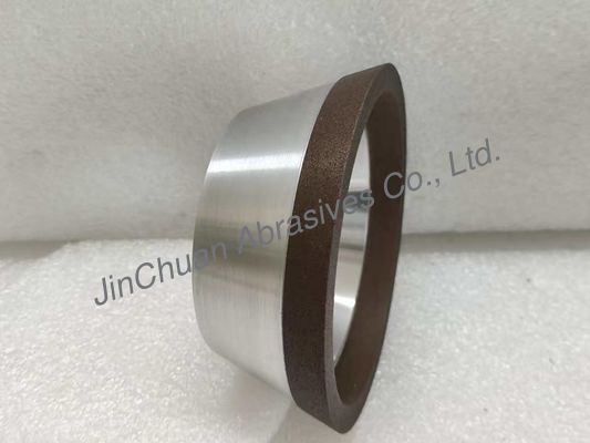 11V2 Resin Diamond Grinding Wheel Dengan Aluminium Body Grit 151 Diameter 100