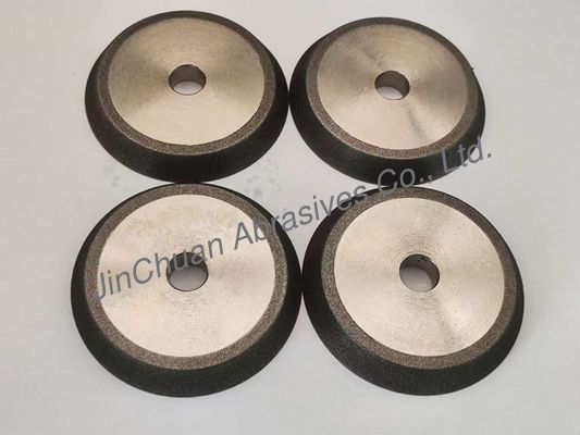 OEM Type 76.2mm Steel Basebody CBN Pengasah Roda Untuk Chamfering