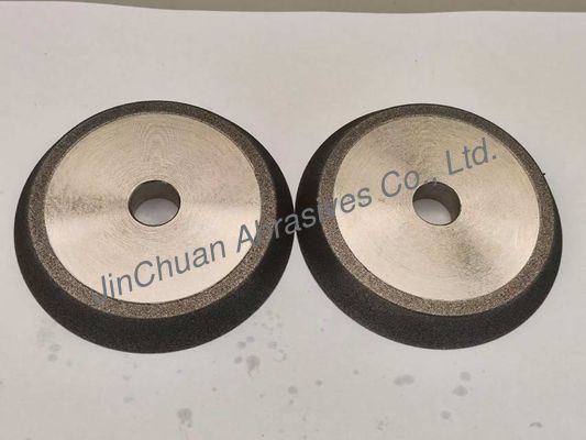 OEM Type 76.2mm Steel Basebody CBN Pengasah Roda Untuk Chamfering