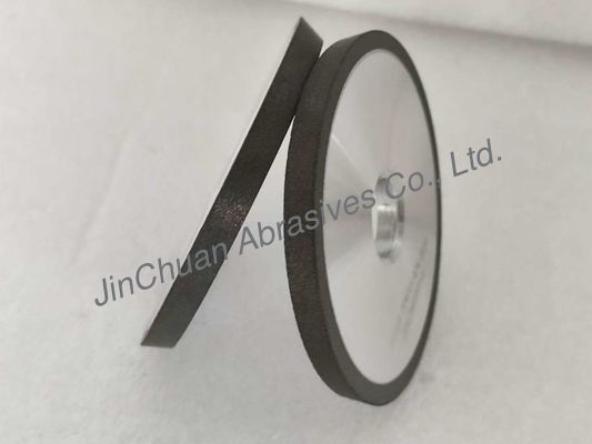 Gray CBN Resin Bond Grinding Wheel 1V1 75mm Dengan 10 derajat Untuk Efisiensi Gashing