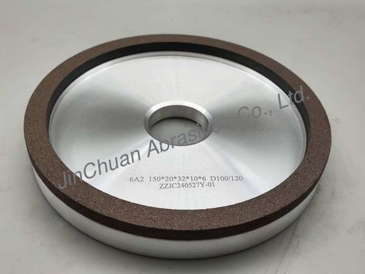 6A2 150mm Resin Wheel Diamond Grinder Disc Untuk TCT Carbide Grinding Cup Wheel