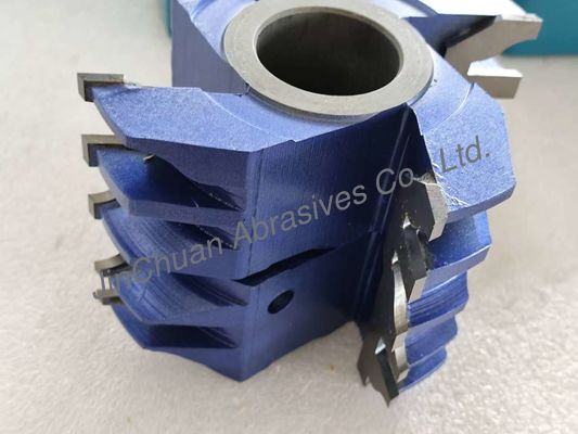 Carbide Tipped Shaper Cutters Dengan 4-Wing Stile Dan Rail Concave Cabinet Door