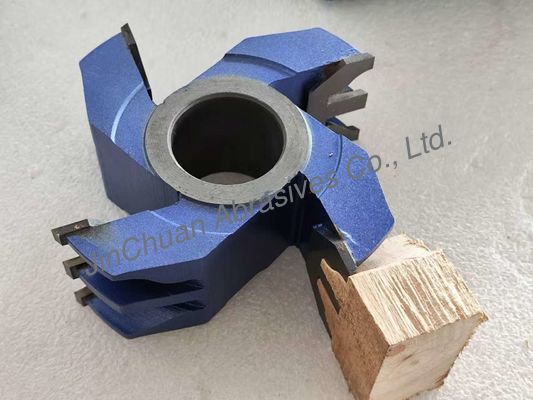 Carbide Tipped Shaper Cutters Dengan 4-Wing Stile Dan Rail Concave Cabinet Door