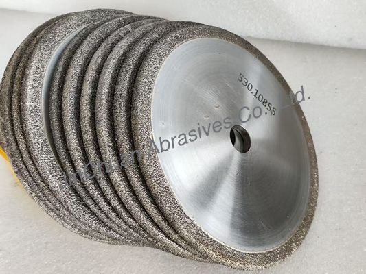 Jangka panjang Hidup Vacuum Brazed Diamong Grinding Wheel Dengan D40/50 Grit
