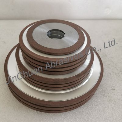 14A1 200mm D107 Resin Bond Diamond Grinding Wheel Untuk Mengasah pisau lurus Cutters Untuk Mesin Kayu