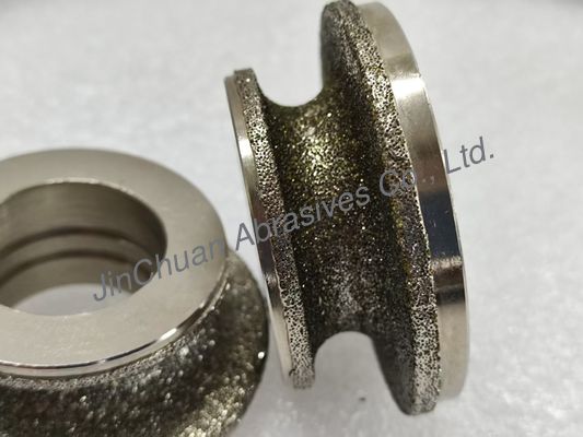 Disesuaikan berlian Electroplated Dressing roda penggiling biasa Roda