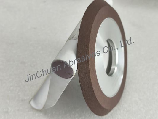 1V1 45 derajat Reinoid Diamond Wheel 100mm Wet Working Resin Bonded Diamond Wheel