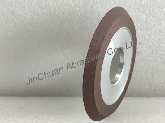 1V1 45 derajat Reinoid Diamond Wheel 100mm Wet Working Resin Bonded Diamond Wheel