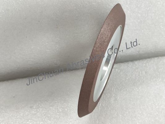 1V1 45 derajat Reinoid Diamond Wheel 100mm Wet Working Resin Bonded Diamond Wheel