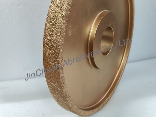400mm Grain Rough Vacuum Brazed Diamong Wheel D25/30 Grinding Wheel untuk besi cor