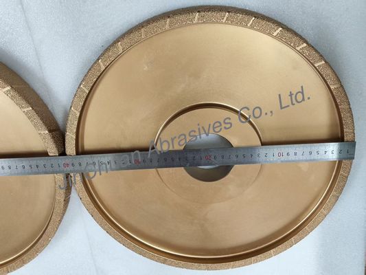 400mm Grain Rough Vacuum Brazed Diamong Wheel D25/30 Grinding Wheel untuk besi cor