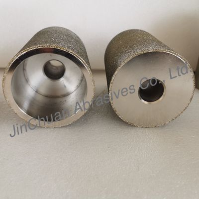 88.9*127*25.4mm Electroplated Diamond Wheel untuk Grinding halus dan tepat
