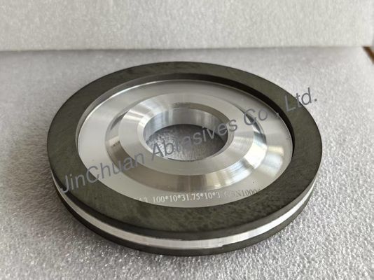 9A3 100*10*31.75*10*3mm B1000# Resin Bond CBN Grinding Wheel untuk pisau kayu