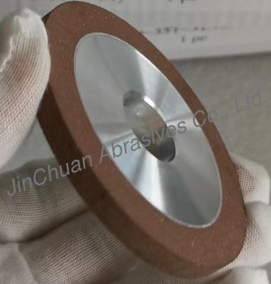 1A1 75*6*32*19.05*10mm  Roda Gerinda Berlian Ikatan Resin D100/120