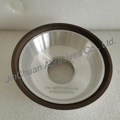 11V9 100*35*31.75*3*10mm Roda Gerinda Berlian Ikatan Resin D91