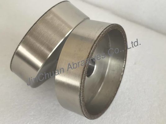 Roda Cangkir 6A2 Untuk Penggilingan dan Pengasahan Mata Gergaji Stellite Roda Terikat Elektroplating