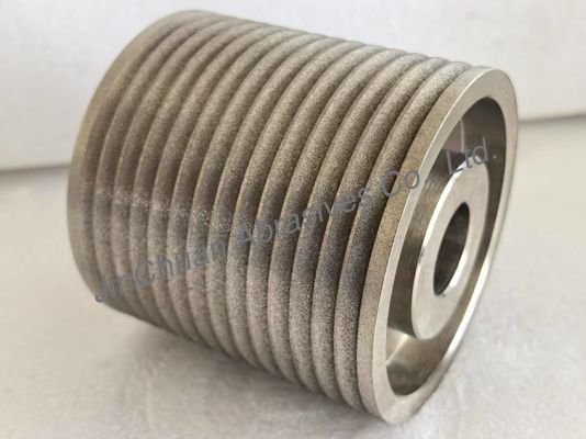 Ukuran dan Bentuk Khusus Warna Amber Roda Cbn Elektroplated Bonded Untuk Penggilingan Dan Peningkatan