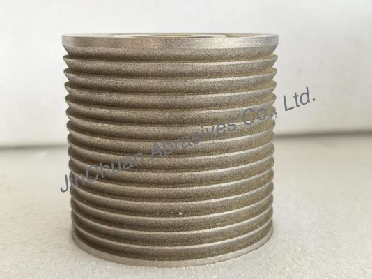 Ukuran dan Bentuk Khusus Warna Amber Roda Cbn Elektroplated Bonded Untuk Penggilingan Dan Peningkatan