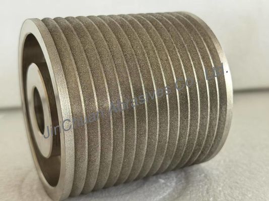 Ukuran dan Bentuk Khusus Warna Amber Roda Cbn Elektroplated Bonded Untuk Penggilingan Dan Peningkatan