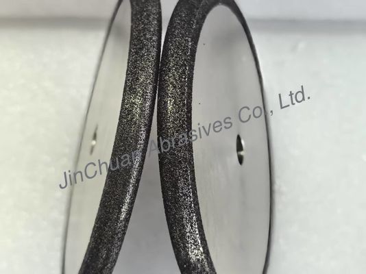 Roda Gerinda CBN Elektroplating Berkinerja Tinggi Dengan Cakram Penajam Radius 125mm