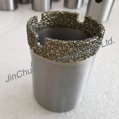 6A2 38*53*M16 Mm D30/35 Mata Bor Berlian Las Vakum untuk Industri Medis