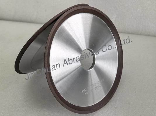 Resin Bonded Diamond Disc Grinding Wheels 4V2 dalam ukuran roda 125mm