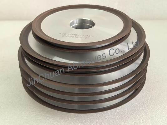 Resin Bonded Diamond Disc Grinding Wheels 4V2 dalam ukuran roda 125mm