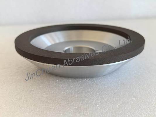 12A2 Resin Bond Diamond Dish Wheels Untuk Cemented Carbide Sharpening Grinding Disc