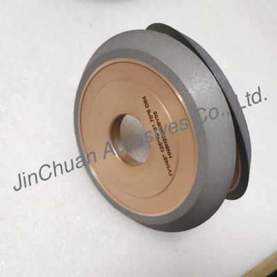 Resin dan Metal Hybrid Bond Diamond Grinding Wheel 1V1/45° 125*10*31.75*6 Mm D64