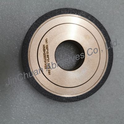 1A1 100*15.88*31.75*6mm D91 Resin And Metal Hybrid Bond Diamond Grinding Wheel Efisiensi yang lebih tinggi Umur yang lebih lama