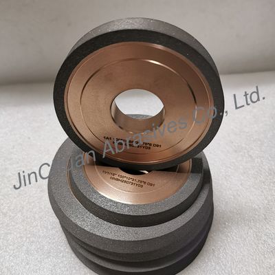 Resin And Metal Hybrid Bond 1V1/15° 100*10*31.75*6 Mm D91 Diamond Grinding Wheel Untuk Mesin Alat Karbida Dan Alat Baja Berkecepatan Tinggi