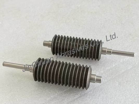 Roda Gerinda CBN Elektroplating Kustom Non-Standar 30*122.5*6*3 Mm Untuk Mengasah Mata Gergaji Multitool (BIM, HCS, HSS)